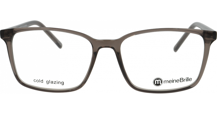 meineBrille Brille Unisex meineBrille 04-30020-02 Graubraun glänzend Ansicht 1