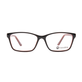 meineBrille 04-69190-01, Schwarz/Rot front