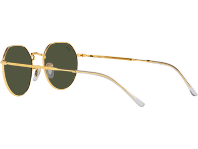 Ray-Ban Sonnenbrille Unisex Ray-Ban RB3565 Jack Glänzend Gold / Grün 919631 53 Ansicht 4