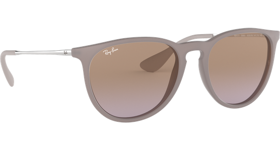 Sonnenbrille Ray-Ban RB4171 Erika Classic Matt Dark Sand / Verlauf Braun-Violett  Seitenansicht - Ansicht 5