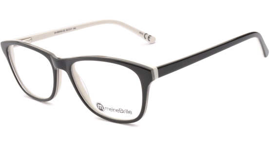 meineBrille 04-69040-02, Schwarz/Creme links - Ansicht 5
