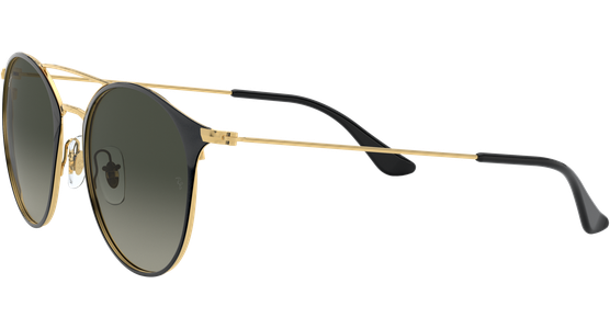 Ray-Ban RB3546 Glänzend Schwarz / Verlauf Grau 187/71 52 - Ansicht 6