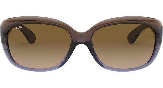 Sonnenbrille Ray-Ban RB4101 Jackie Ohh Glänzend Braun / Verlauf Braun - Ansicht 2