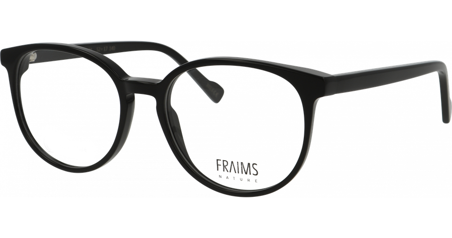FRAIMS Brille Unisex FRAIMS NATURE 03-31120-01 Erika, schwarz glänzend Ansicht 1