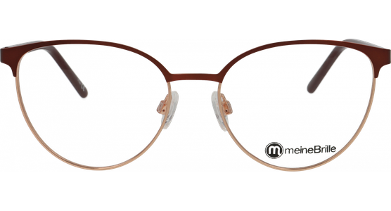 meineBrille 04-30010-02 Rot matt/Kupfergold glänzend - Ansicht 3