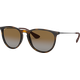 Ray-Ban RB4171 Erika Classic Glänzend Hellhavanna / Verlauf Braun Polarisiert 710/T5 54