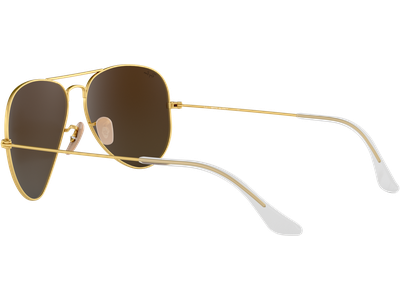 Ray-Ban Aviator Flash Lenses RB3025 112/19 Gold/grün Verspiegelt 58 - MEDIUM - Ansicht 4