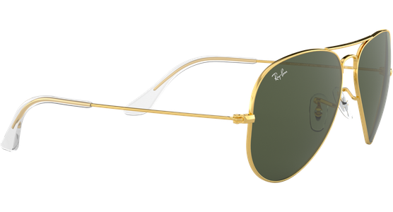 Ray-Ban RB3025 Aviator Classic Glänzend Gold / Grün 001 62 - Ansicht 15