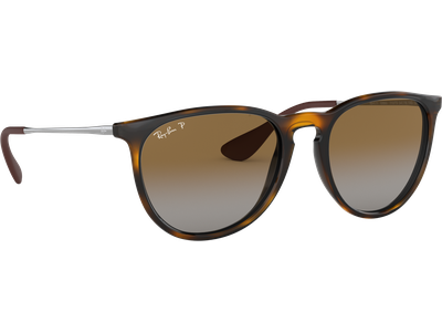 Sonnenbrille Ray-Ban RB4171 Erika Classic Glänzend Hellhavanna / Verlauf Braun Seitenansicht
