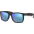 Sonnenbrille Ray-Ban Justin Color Mix Matt Schwarz / Blau Verspiegelt Seitenansicht