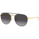 Ray-Ban RB3589 Glänzend Schwarz / Verlauf Grau 90548G 55