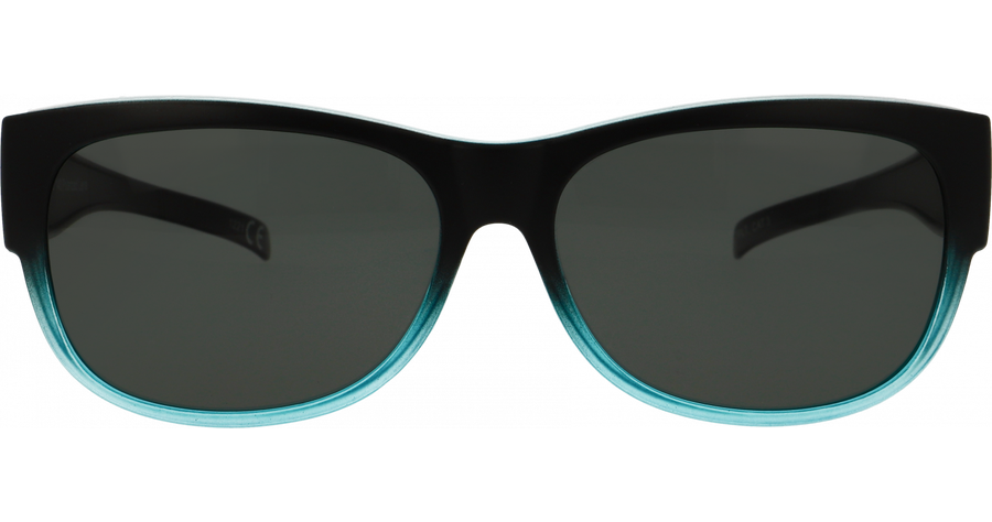 SunRay Sonnenbrille Unisex SunRay 06-00320-02 Überbrille, Schwarz/Türkis matt Ansicht 1