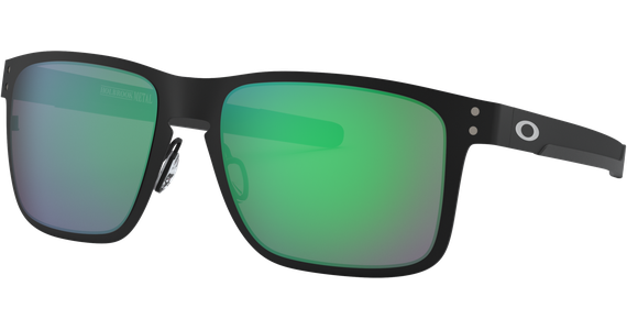 Oakley Holbrook Metal 0OO4123 412304 Matt Schwarz Jade Iridium