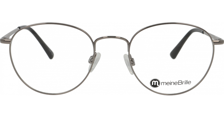 meineBrille 04-20200-02 Gun hell glänzend Frontansicht