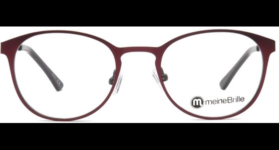meineBrille 04-79000-01, Rot/Schwarz Matt front - Ansicht 2