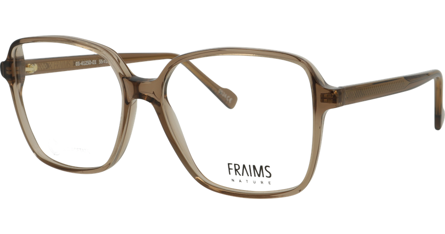 FRAIMS Brille Unisex FRAIMS NATURE 03-23000-01 Rose, Hellbraun transparent glänzend Ansicht 1