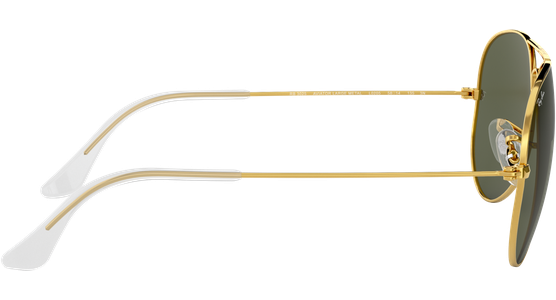 Ray-Ban RB3025 Aviator Classic Glänzend Gold / Grün L0205 58 - Ansicht 14