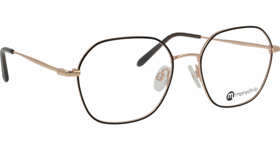 meineBrille 04-30000-01 Schwarz/ Kupfergold - Ansicht 5