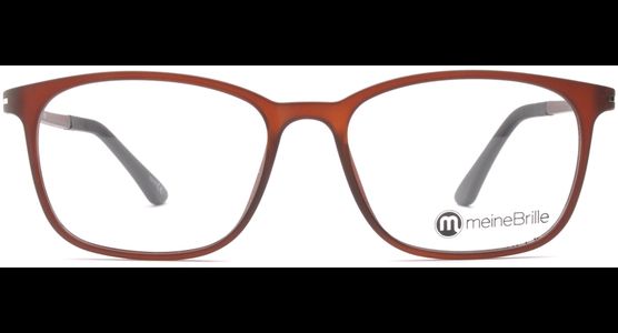 meineBrille 04-69120-02, Dunkel Braun Matt front - Ansicht 2