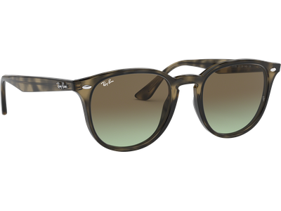 Sonnenbrille Ray-Ban RB4259 Glänzend Havanna Grau / Verlauf Braun Seitenansicht