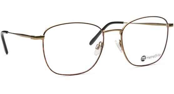 meineBrille 04-12060-02, Gold/ Havanna matt Schräg rechts - Ansicht 5