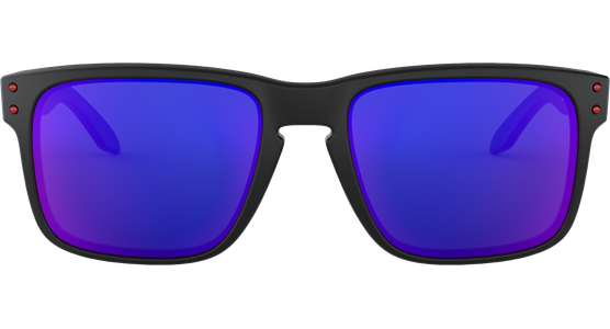 Sportbrille Oakley Holbrook Matte Black / Positive Red Iridium - Ansicht 2