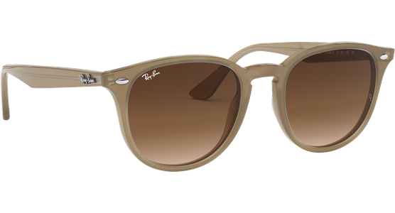 Sonnenbrille Ray-Ban RB4259 Glänzend Beige / Verlauf Braun Seitenansicht - Ansicht 5