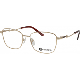 meineBrille Brille Damen meineBrille 04-40120-01, Gold/Weinrot
