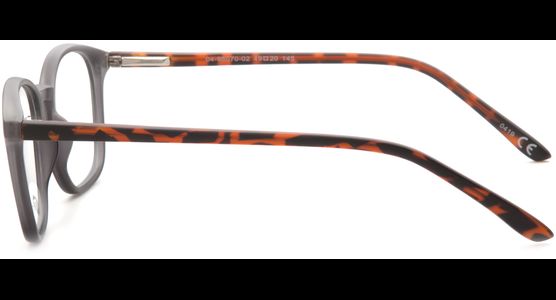 meineBrille 04-96070-02, Grau/Havanna Matt seite - Ansicht 5