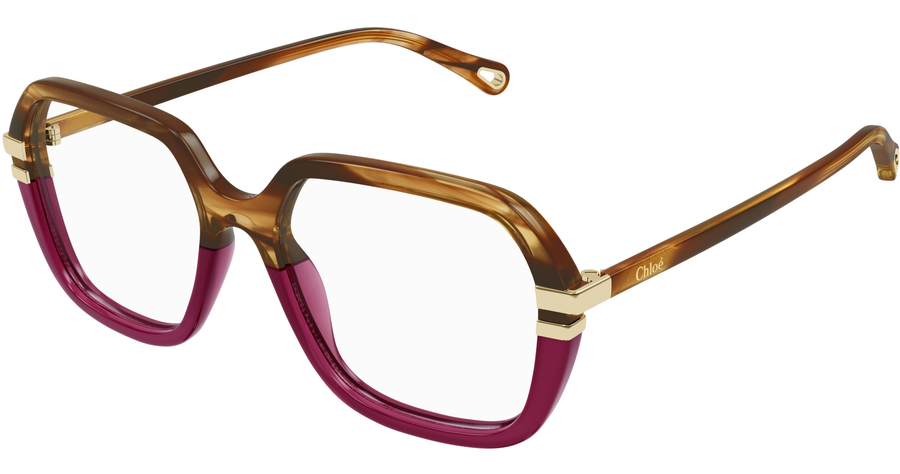 Chloé Brille Damen Chloé CH0205O Havanna/Pink Ansicht 1