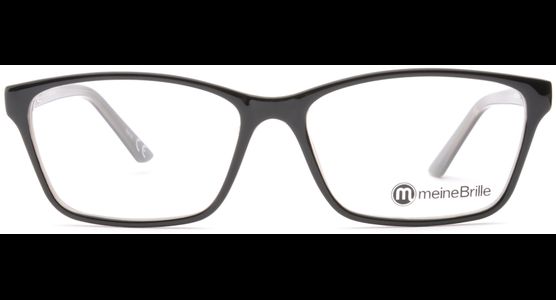 meineBrille 04-69190-02, Schwarz/Milky front - Ansicht 2