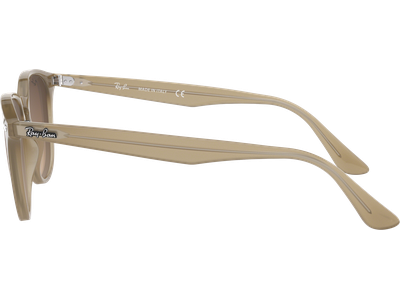 Sonnenbrille Ray-Ban RB4259 Glänzend Beige / Verlauf Braun Seitenansicht