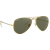 Sonnenbrille Ray-Ban RB3025 Aviator Classic Glänzend Gold / Polarisiert Grün Seitenansicht
