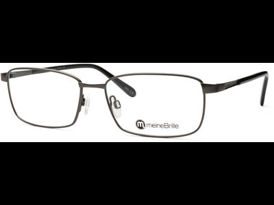 meineBrille Brille Herren meineBrille 04-12090-01, Dunkel Gun matt / Schwarz glänzend Ansicht 2