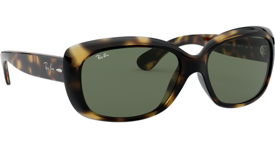 Sonnenbrille Ray-Ban RB4101 Jackie Ohh Glänzend Hellhavanna / Grün  Seitenansicht - Ansicht 5