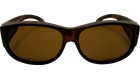 SunRay 06-71400-01 Überbrille, Havanna matt