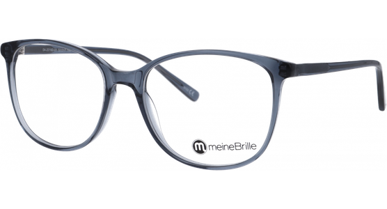 meineBrille 04-20160-01, Blaugrau Schräg links - Ansicht 2