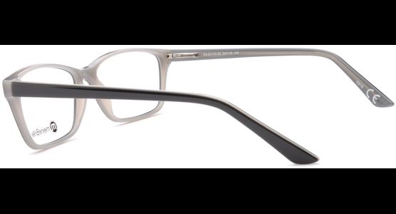 meineBrille 04-69190-02, Schwarz/Milky seite - Ansicht 3