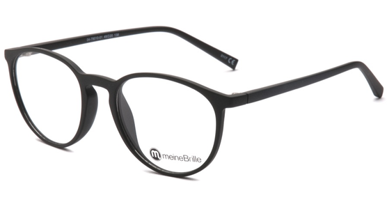 meineBrille 04-79010-01, Schwarz Matt links - Ansicht 3