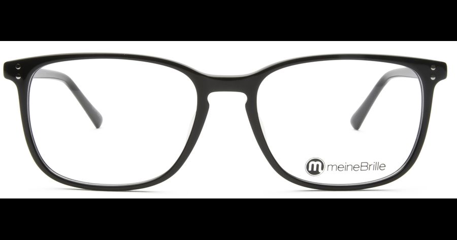 meineBrille 04-12000-02, Schwarz Front