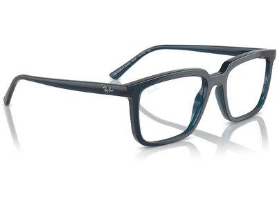 Ray-Ban Brille Unisex Ray-Ban Alain 0RX7239 8256, Dunkelblau glänzend - MEDIUM Ansicht 4