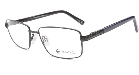 meineBrille 04-69070-01, Schwarz/Dunkel Blau links - Ansicht 4